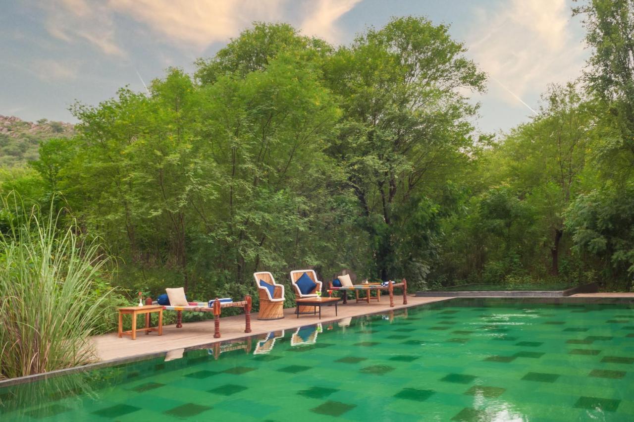 Trees N Tigers Luxury Wildlife Lodge Akbarpur  Esterno foto