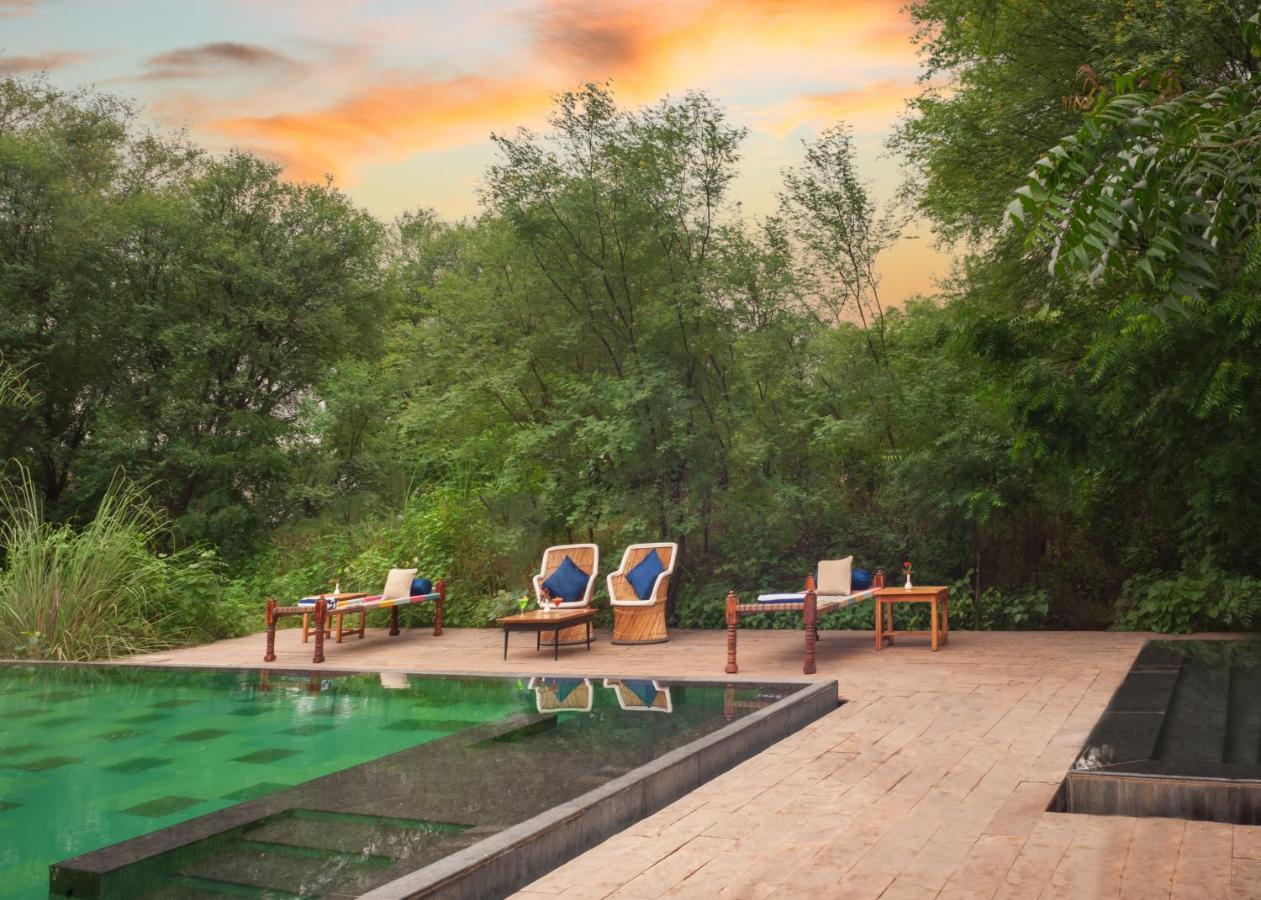 Trees N Tigers Luxury Wildlife Lodge Akbarpur  Esterno foto